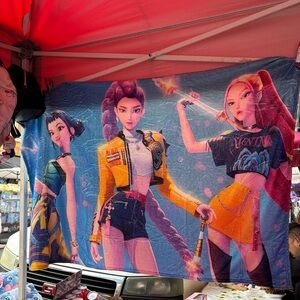 K-pop Demond Hunters blanket
